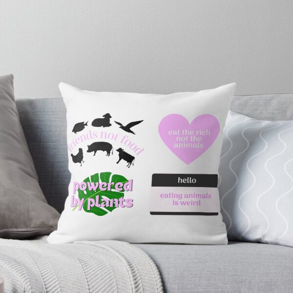 Item preview, pack de pegatinas veganas vegetarianas rosa designed and sold by annylands.