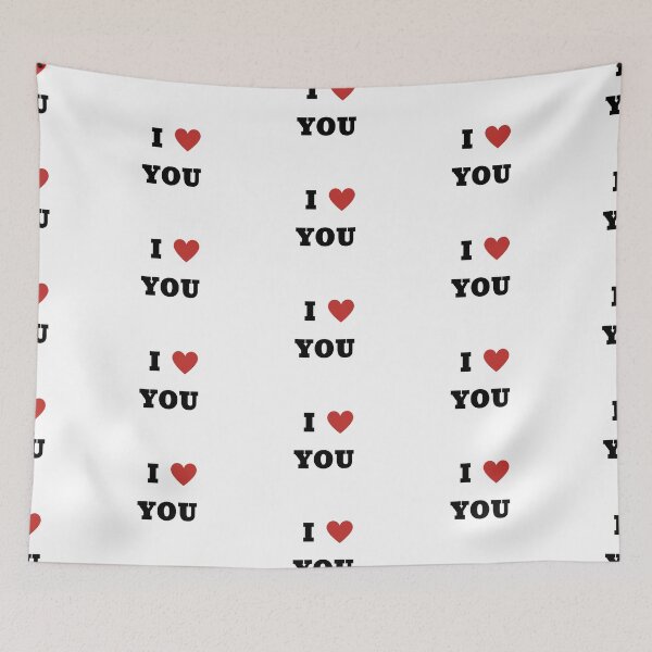 Item preview,  I LOVE YOU print designed and sold by idkbrb.