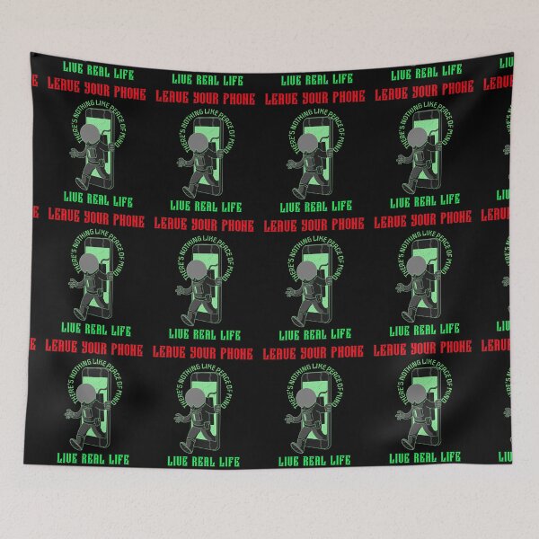Item preview, LEAVE YOUR PHONE - LIVE REAL LIFE designed and sold by MJ96-PRO.