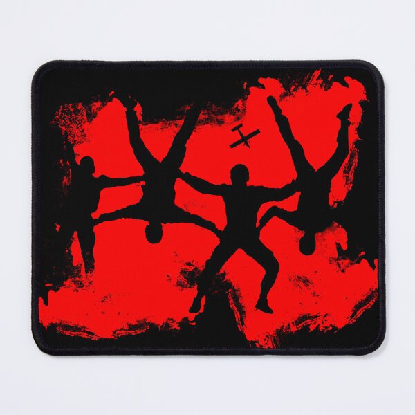 Item preview, 4 freeflyers with plane and red clouds designed and sold by FatSlugDesigns.