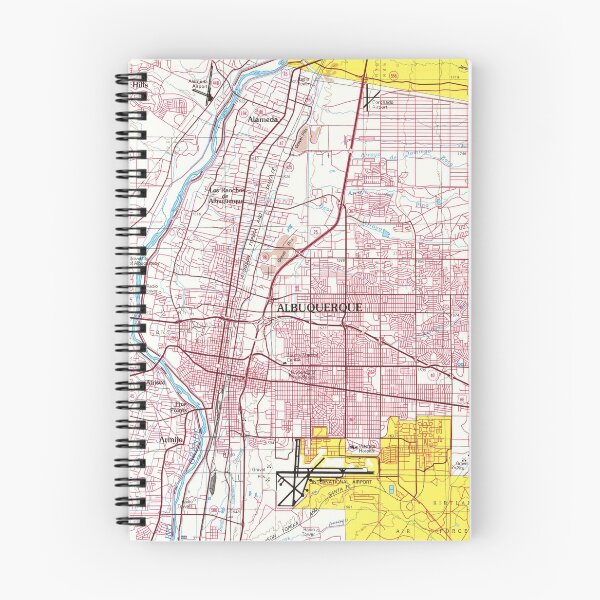 Item preview, Albuquerque New Mexico Map (1978) designed and sold by BravuraMedia.