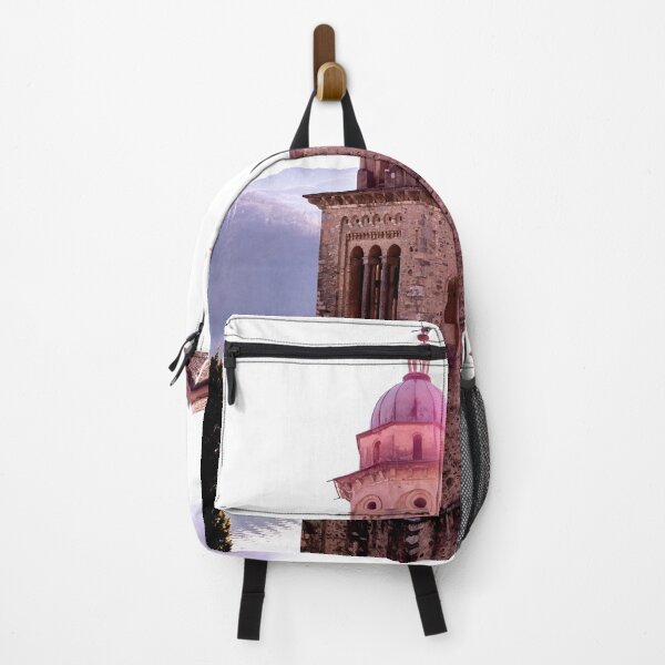 Item preview, Church Tower Santa Maria del Sasso with Sunlight and Mountain on Lake Lugano designed and sold by Mats Silvan.