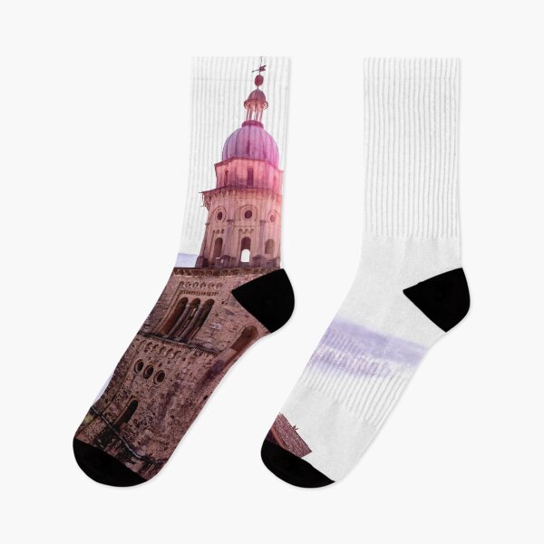 Item preview, Church Tower Santa Maria del Sasso with Sunlight and Mountain on Lake Lugano designed and sold by Mats Silvan.