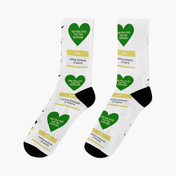 Item preview, vegan vegeterian stickers pack yellow golden green designed and sold by annylands.