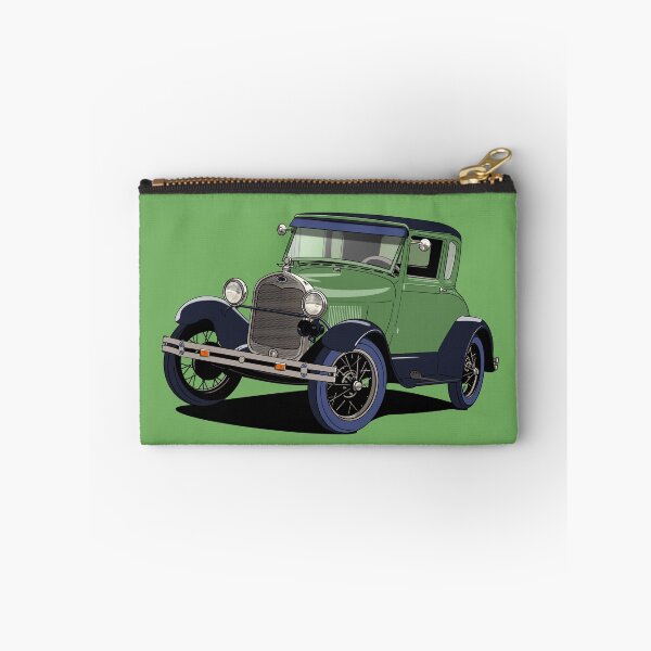 Item preview, Vintage Ford Model A car in green designed and sold by Webazoot Industries - Car Art.
