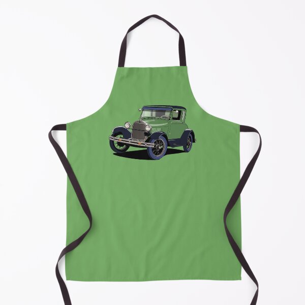 Item preview, Vintage Ford Model A car in green designed and sold by Webazoot Industries - Car Art.