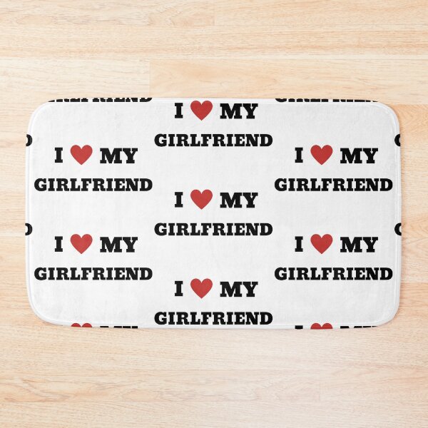 Item preview, I LOVE MY GIRLFRIEND print designed and sold by idkbrb.