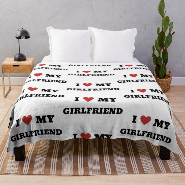 Item preview, I LOVE MY GIRLFRIEND print designed and sold by idkbrb.