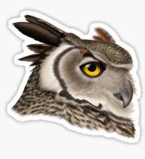Great Horned Owl Sticker