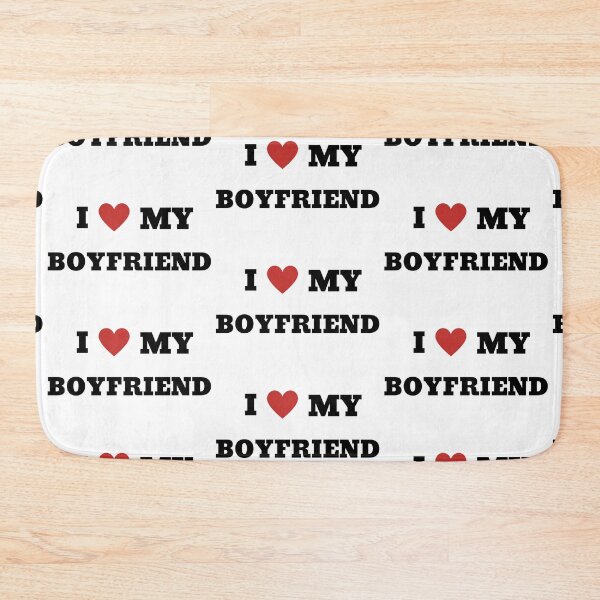Item preview, I LOVE MY BOYFRIEND print designed and sold by idkbrb.