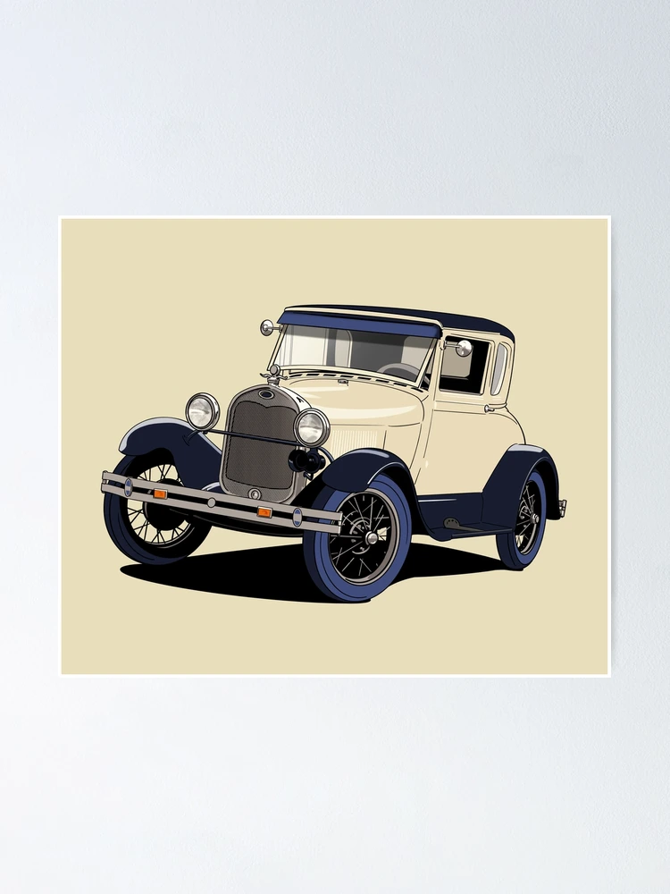 FORD　VintagePoster Vintage 1920s Ford Motor Car Advertisement Poster A3 Print