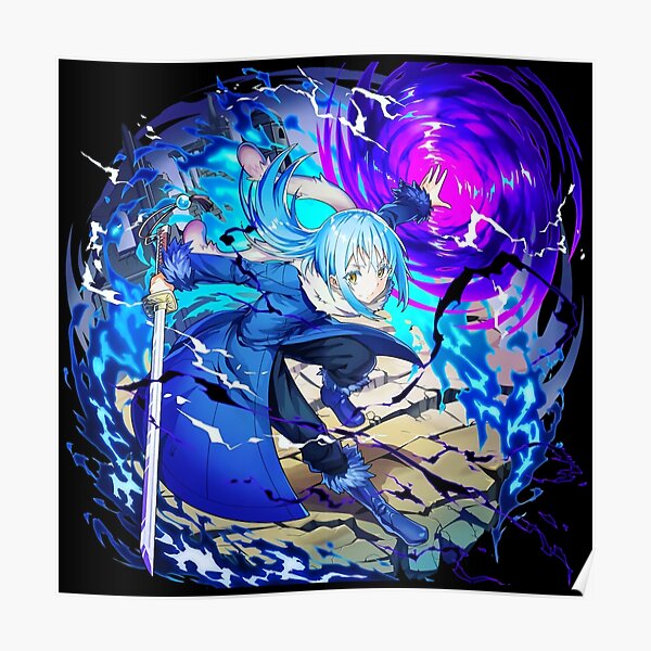 Rimuru Tempest Slime Demon Lord Poster For Sale By Queenakisha Redbubble 7841