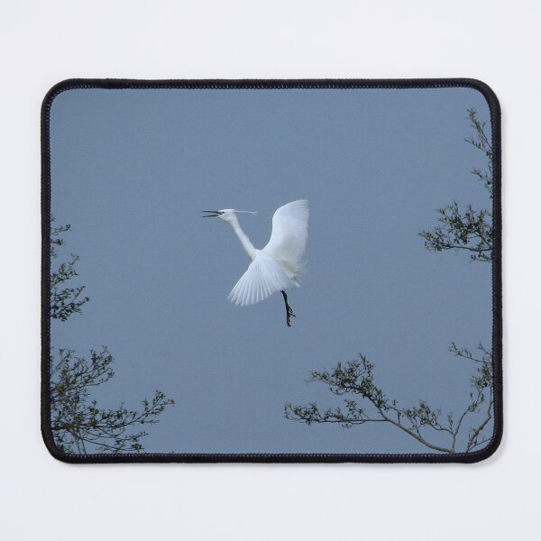 Item preview, Great Egret landing designed and sold by Sharon Perrett.