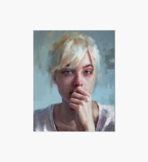 crying portrait Art Board