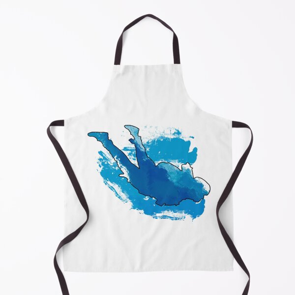Item preview, Skydiver tracking with blue clouds designed and sold by FatSlugDesigns.