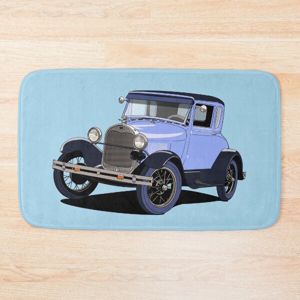 Item preview, Ford Model A vintage American car in blue designed and sold by Webazoot Industries - Car Art.