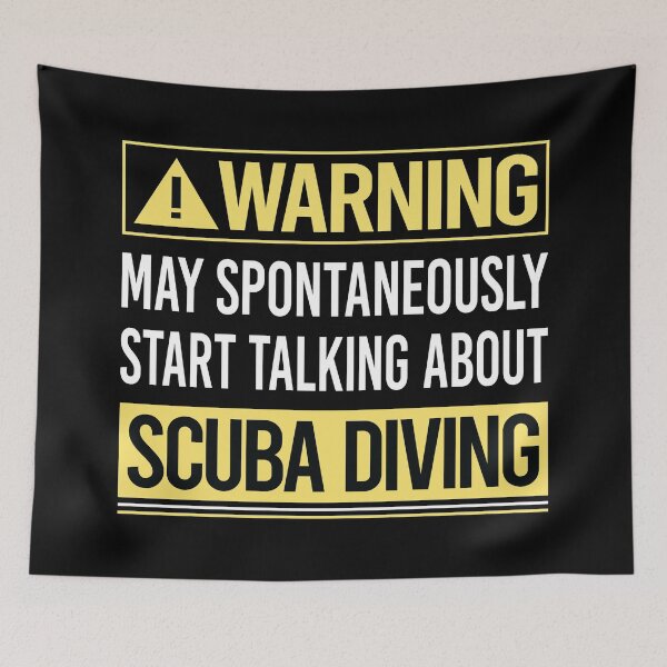 Item preview, Warning About Scuba Diving Diver designed and sold by WrightTrouble.