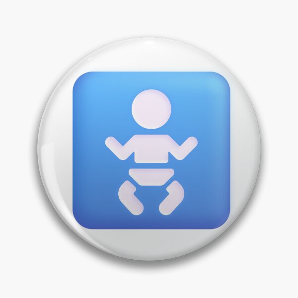 Item preview, Baby Icon Emoji - Big designed and sold by abroadDesigns.