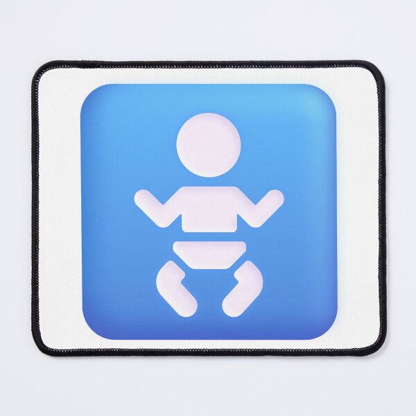 Item preview, Baby Icon Emoji - Big designed and sold by abroadDesigns.