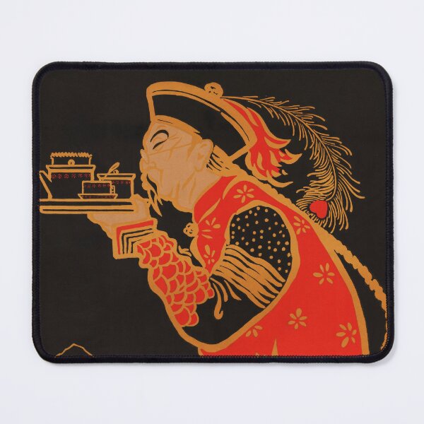 Item preview, THE CHINBARA Le Meilleur The Noir De Chine Tea Leaves 1899 France Art Poster designed and sold by retroposters.
