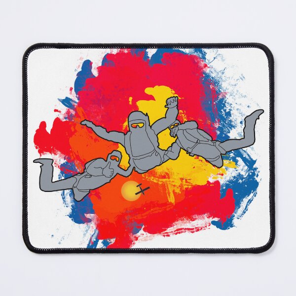 Item preview, 3 way skydive during sunset designed and sold by FatSlugDesigns.