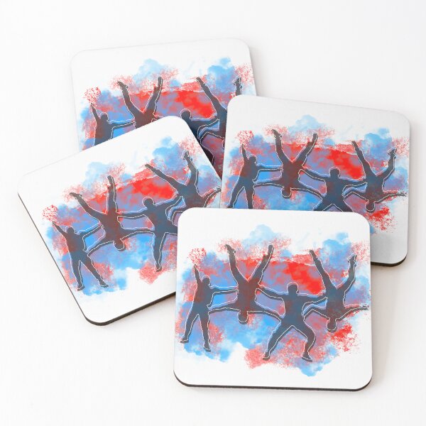 Item preview, 4 way freeflying design with blue and red clouds designed and sold by FatSlugDesigns.