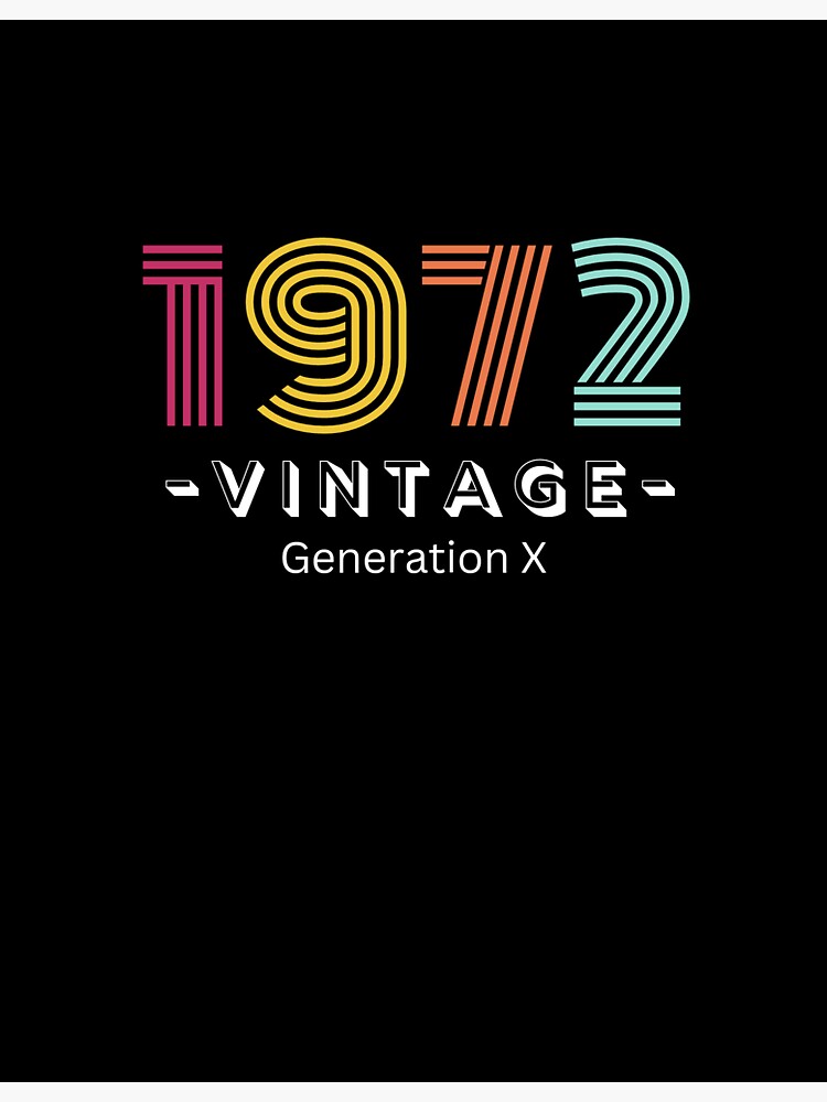 "Generation X Vintage year gear" Sticker for Sale by LadyLisaRomance