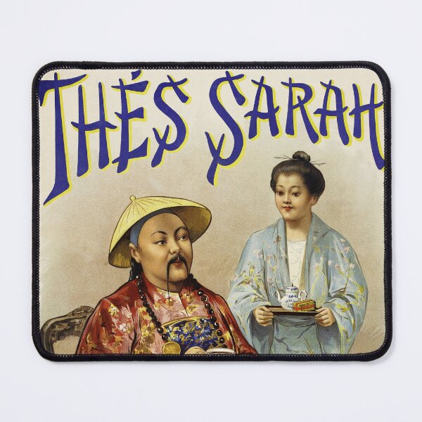 Item preview, SARAH CHINESE TEA Imported Direct From China Vintage French Poster Advertisement designed and sold by retroposters.