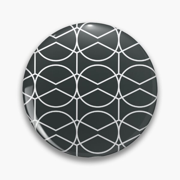 Artikelvorschau, Mid-Century Modern Pattern - Schwarzer Hintergrund entworfen und verkauft von RED by Arcanum Studio.