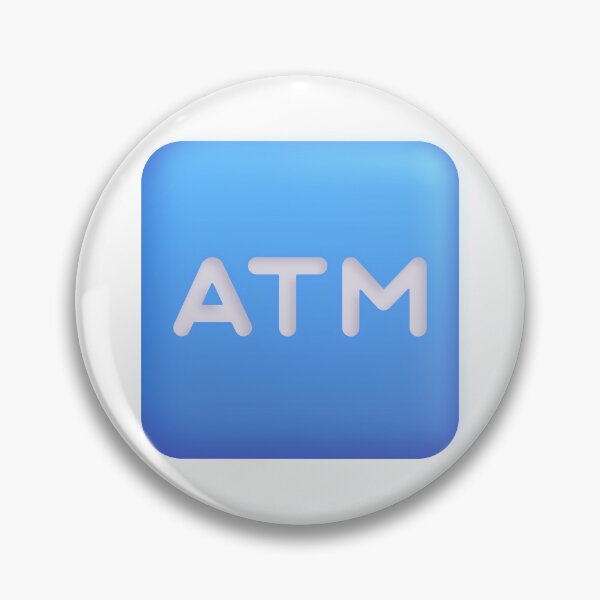 Item preview, ATM Icon Emoji - Big designed and sold by abroadDesigns.
