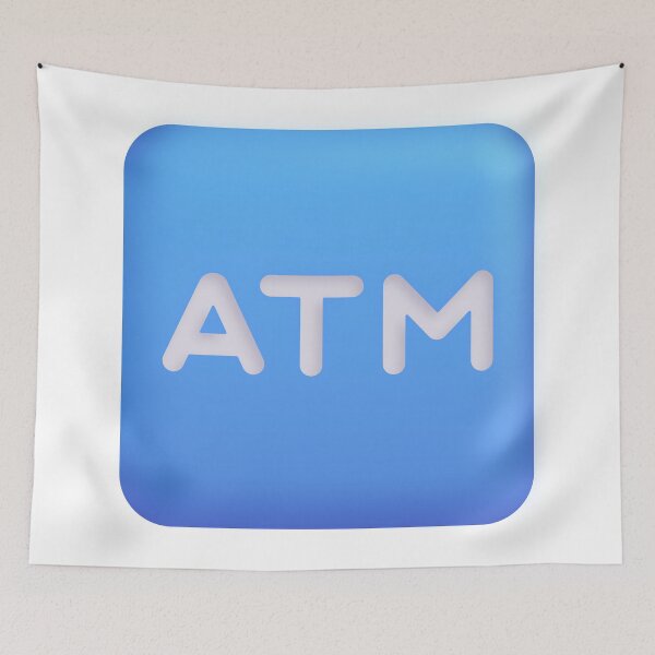 Item preview, ATM Icon Emoji - Big designed and sold by abroadDesigns.