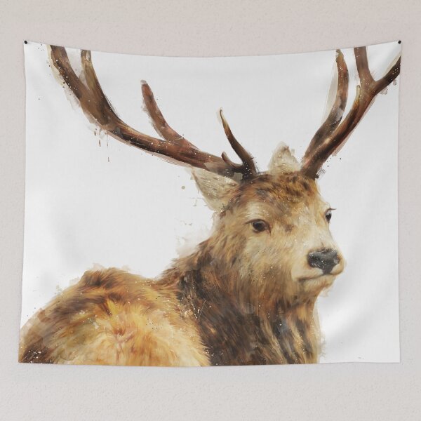 Item preview, Winter Red Deer designed and sold by Amy Hamilton.