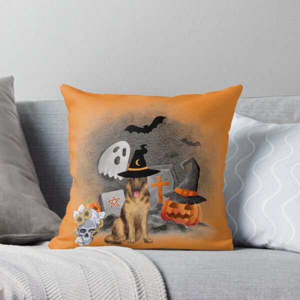 Item preview, Halloween German Shepherd. Halloween Dog. Scary Dog. Creepy Dog. Scary German Shepherd designed and sold by Doggymadness.