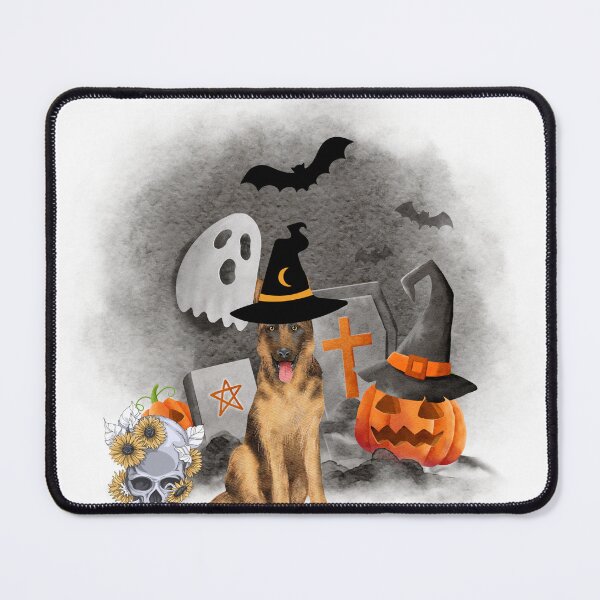 Item preview, Halloween German Shepherd. Halloween Dog. Scary Dog. Creepy Dog. Scary German Shepherd designed and sold by Doggymadness.