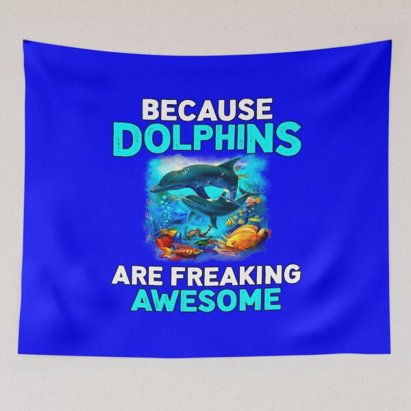 Item preview, Dolphin Design Because Dolphins Are Freaking Awesome designed and sold by fantasticdesign.