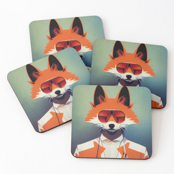 Item preview, Cool Fox designed and sold by PeanutArtCorner.