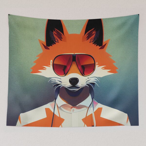 Artikelvorschau, Cooler Fuchs entworfen und verkauft von PeanutArtCorner.