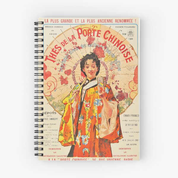 Item preview, Thés De La Porte Chinoise Imported Chinese Tea Leaves 1895 Vintage French Poster designed and sold by retroposters.