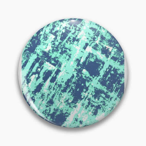 Item preview, Wintergreen turquoise blue abstraction  designed and sold by Grey Robinson.
