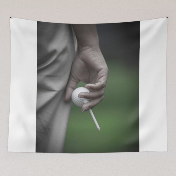 Item preview, Golfer Holding a Golf Ball and Tee designed and sold by Mats Silvan.