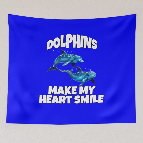 Item preview, Dolphin Design Dolphins Make My Heart Smile designed and sold by fantasticdesign.