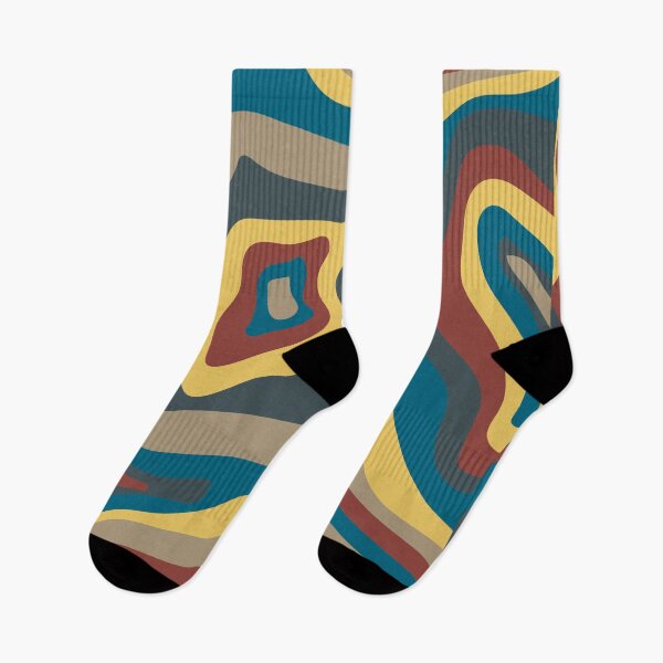 Item preview, Blue  and yellow abstract swirl designed and sold by SimplePoDesign.