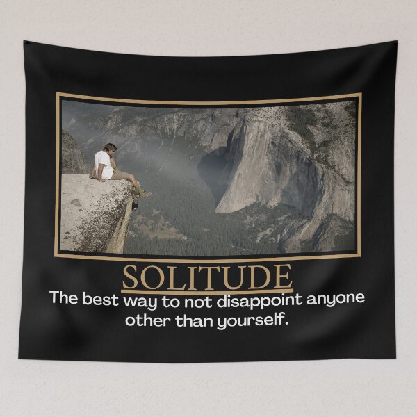 Item preview, Solitude- Demotivational Poster designed and sold by DesignsByDaddy.
