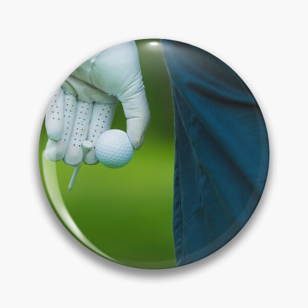 Item preview, Golfer with Glove Holding Golf Ball and Tee designed and sold by Mats Silvan.