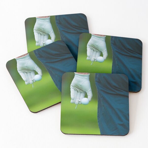 Item preview, Golfer with Glove Holding Golf Ball and Tee  designed and sold by Mats Silvan.