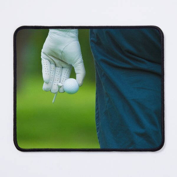 Item preview, Golfer with Glove Holding Golf Ball and Tee  designed and sold by Mats Silvan.