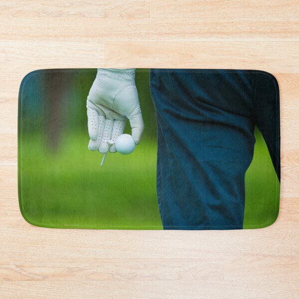 Item preview, Golfer with Glove Holding Golf Ball and Tee  designed and sold by Mats Silvan.