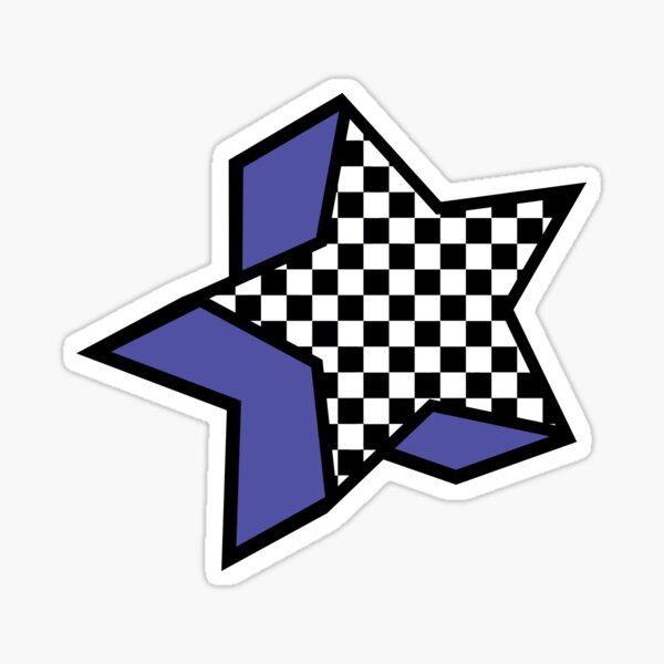 Item preview, Checkerboard Star T-Shirt designed and sold by Blvckstar.