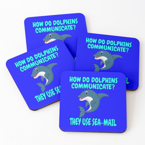 Item preview, Dolphin Design How Do Dolphins Communicate? They Use Sea-Mail designed and sold by fantasticdesign.