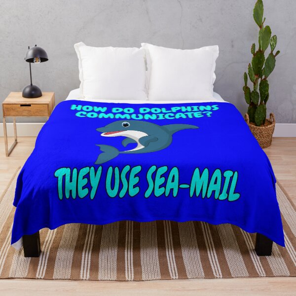 Item preview, Dolphin Design How Do Dolphins Communicate? They Use Sea-Mail designed and sold by fantasticdesign.